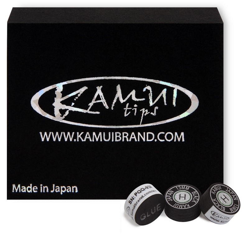 Наклейка для кия Kamui Black d13мм Hard 1шт 03100