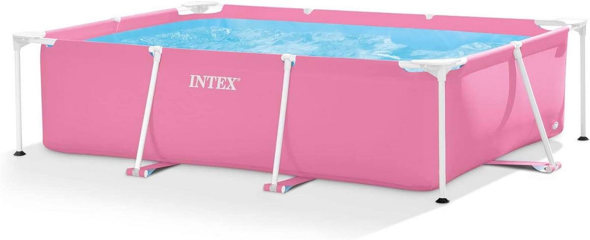 Каркасный бассейн 220х150х60см Intex Pink Metal Frame 28266