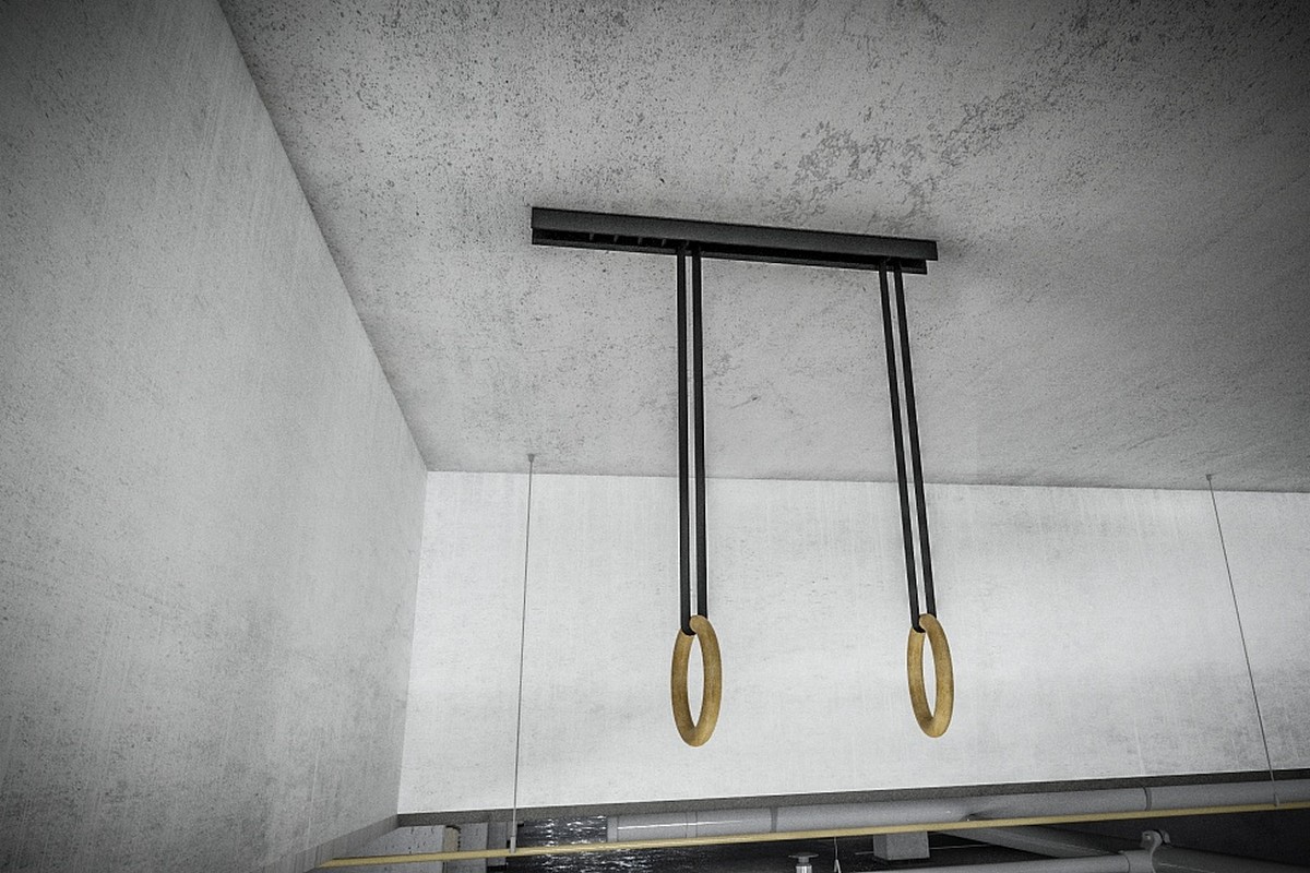 Кронштейн YouSteel для крепления колец к потолку
