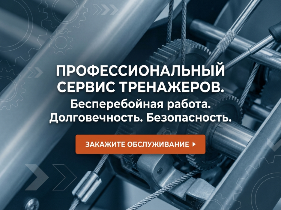 Сервисное и техническое обслуживание ваших тренажеров