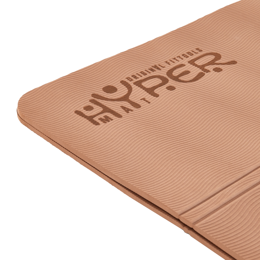 Коврик для йоги складной 190х120x0,8 см TPE HYPERMAT Original Fit.Tools FT-HYPERMAT-03 кофейный