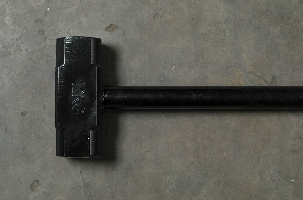 Кувалда тренировочная 12кг, черный YouSteel