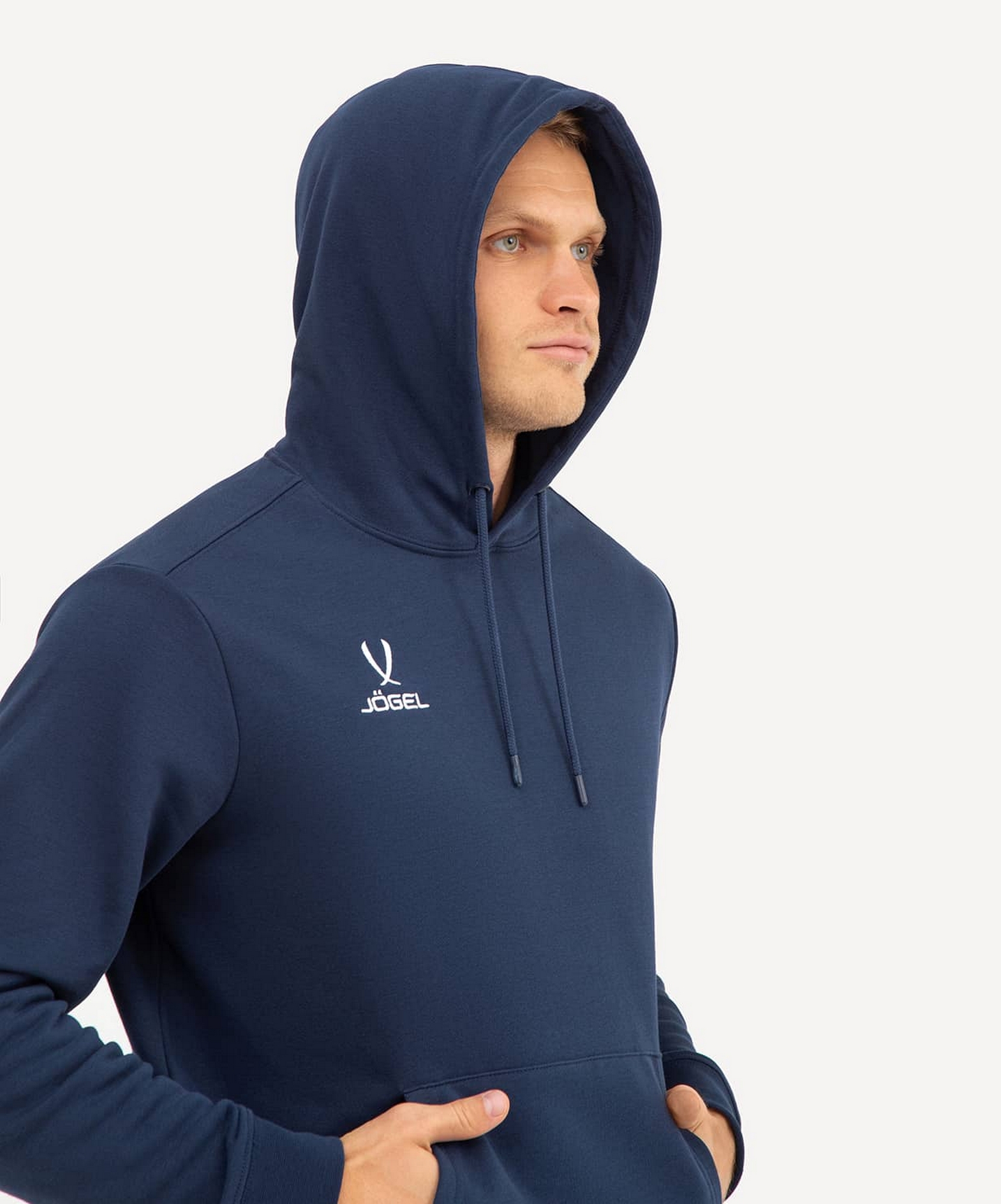 Худи Jogel ESSENTIAL Cotton Hoodie, темно-синий
