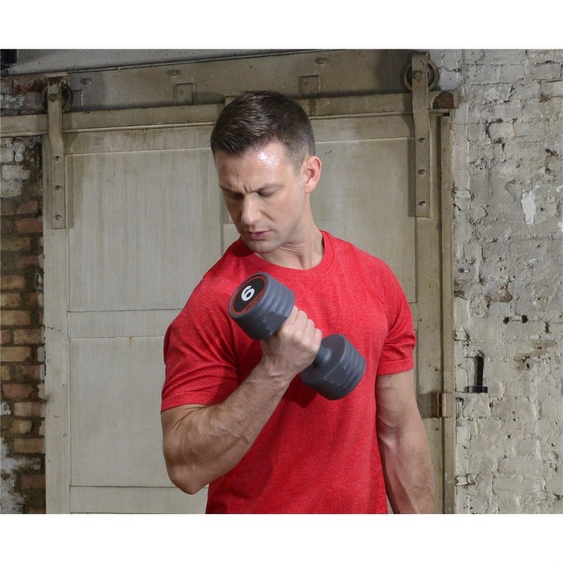 Гантели обрезиненные Reebok 2х20 кг (пара) RSWT-10070