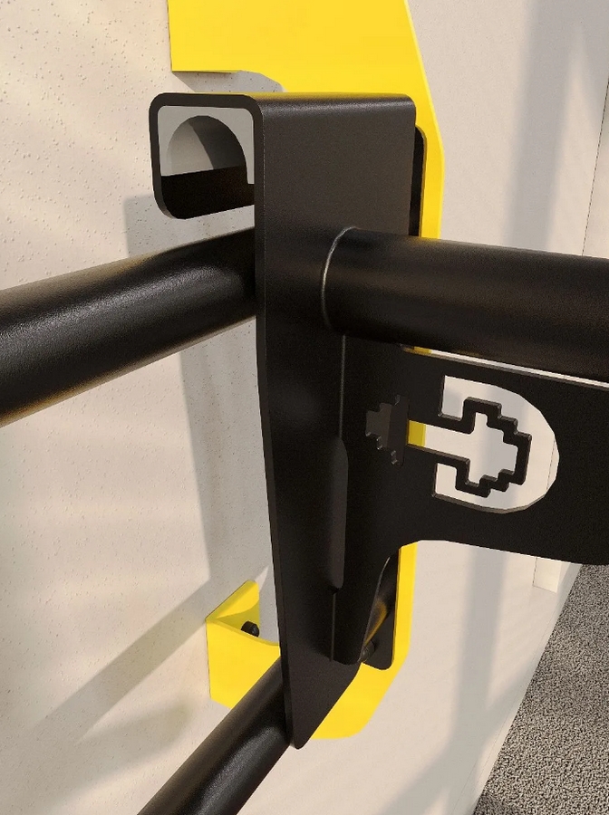 Брусья настенные регулируемые Domsen Ds55 YELLOW