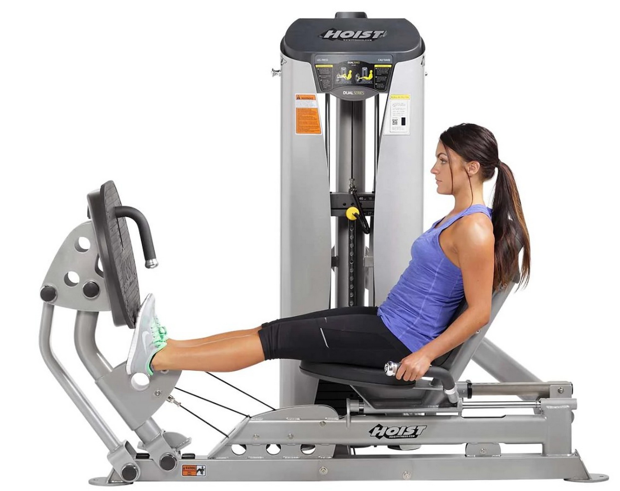 Жим ногами сидя и икроножные Hoist HD-3403 | Premium Fitness