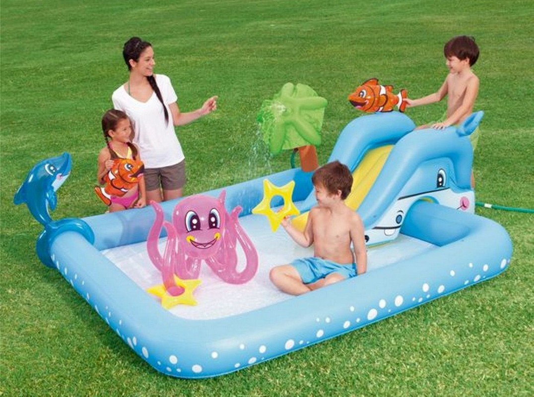 Игровой центр-бассейн с игрушками 239х206х86см Bestway 53052