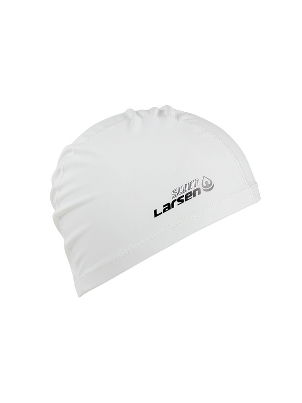 Шапочка плавательная Larsen Swim PU119 белый