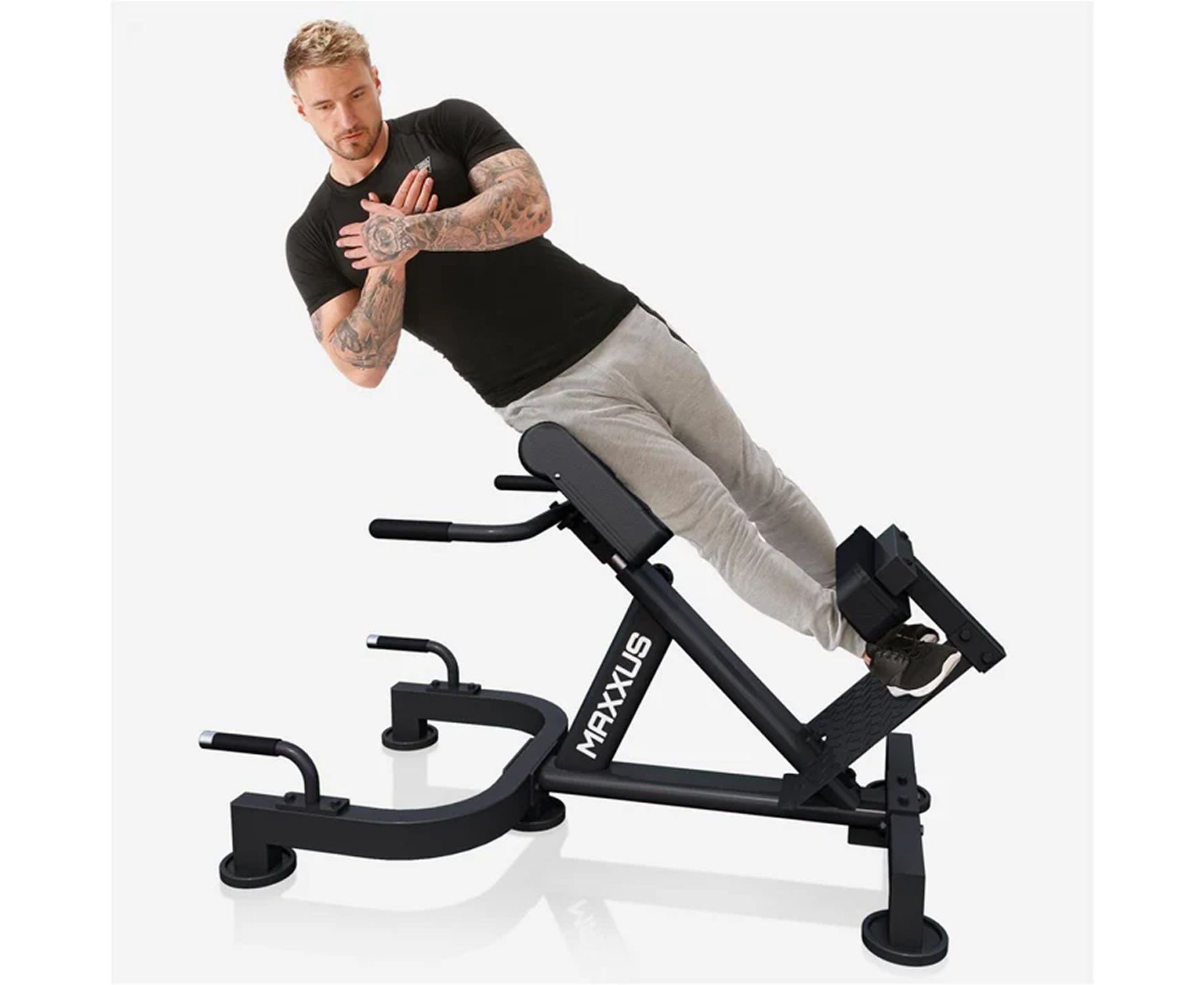 Гиперэкстензия DFC MAXXUS Римский стул GSMX-600080-00019-0001 | Premium Fitness