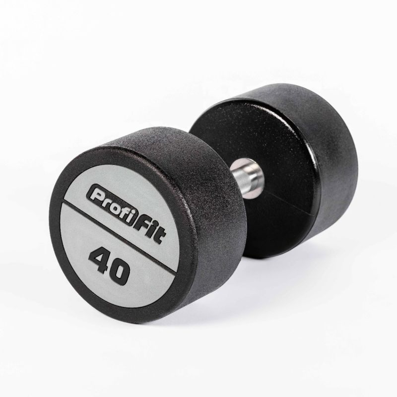 Гантельный ряд полиуретановый LEVEL (шаг 2,5кг, 5 пар) 40-50кг Profi-Fit