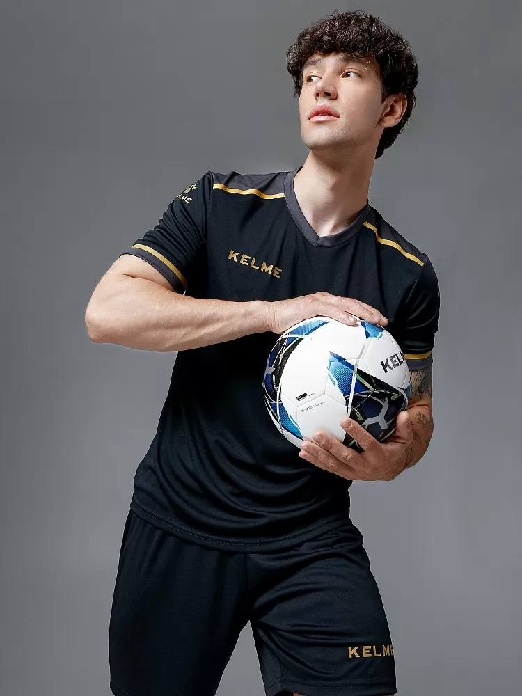 Футбольная форма Kelme Short Sleeve Football Uniform Suit 7451ZB1793-037 Black