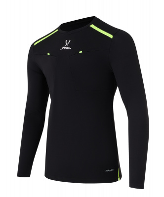 Футболка судейская с длинным рукавом Jogel DIVISION PerFormDRY Referee LS Tee, черный