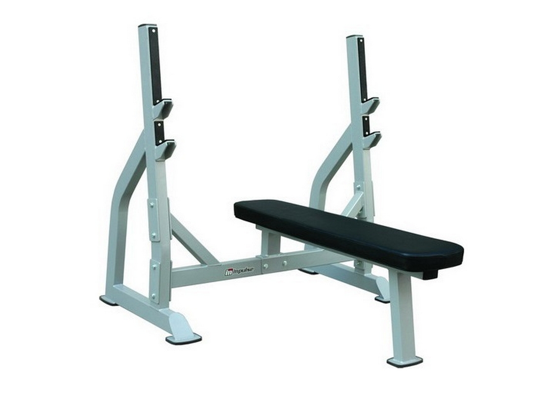 Олимпийская скамья для жима лежа со стойками Impulse IFOFB | Premium Fitness