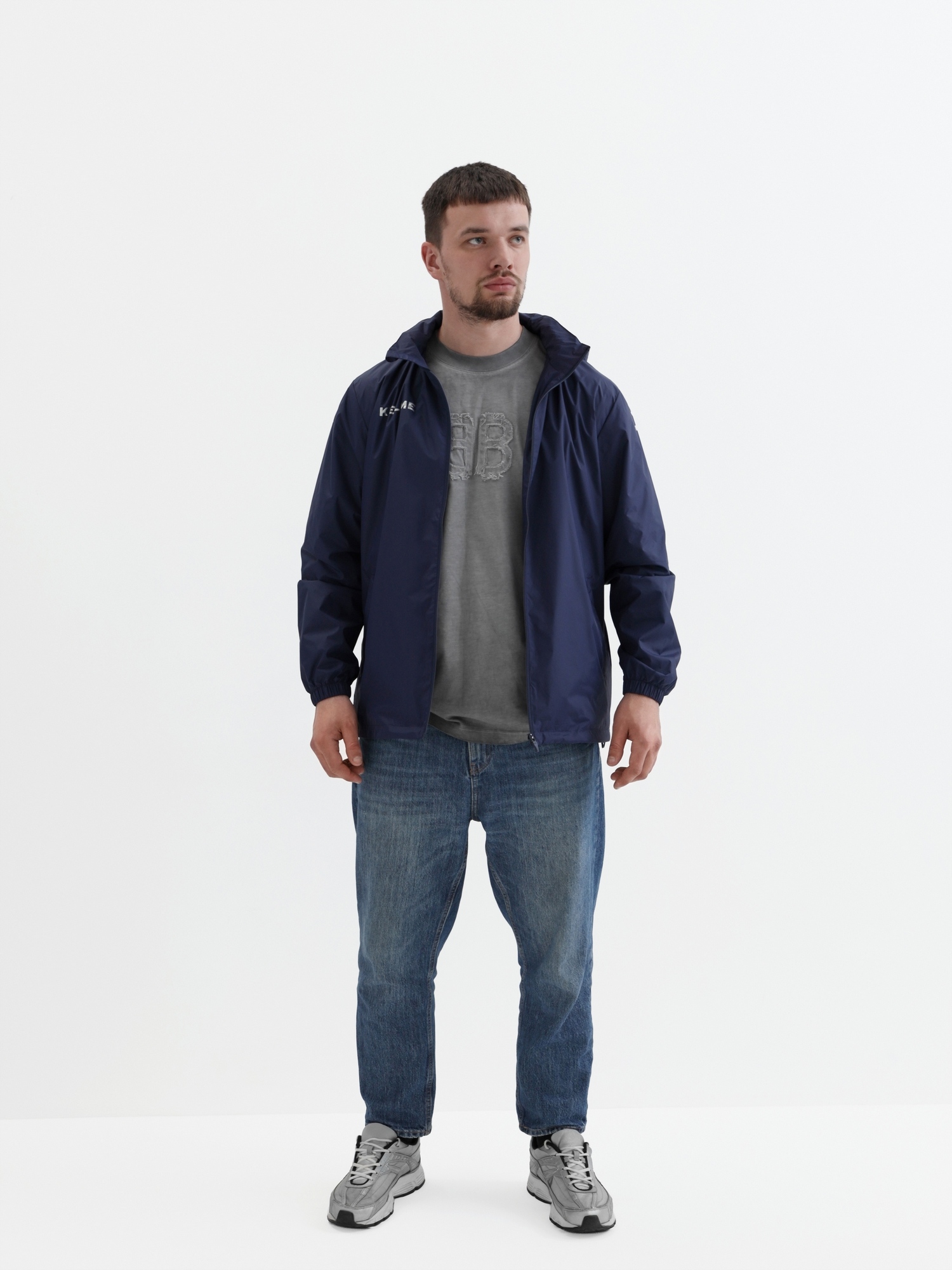 Ветровка Kelme Woven Jacket 3801241-416 Dark Blue