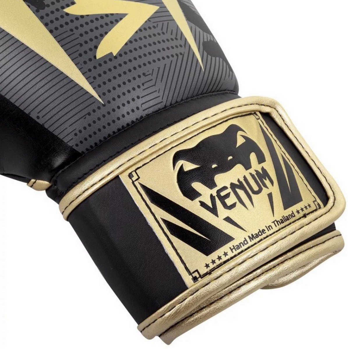 Перчатки Venum Elite 1392-535-12oz камуфляж\золотой