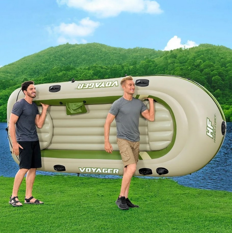 Лодка надувная Bestway Voyager X4, 350х145см 65156