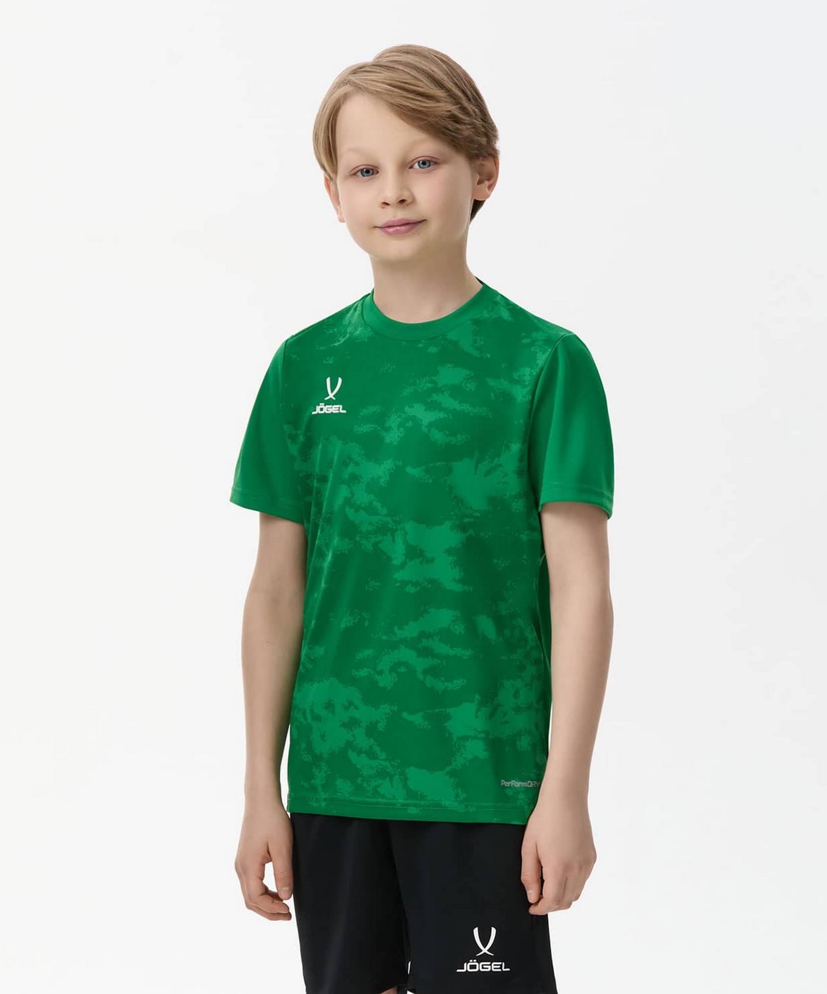Футболка вратарская Jogel DIVISION PerFormDRY SPLASH GK Jersey, зеленый, детский