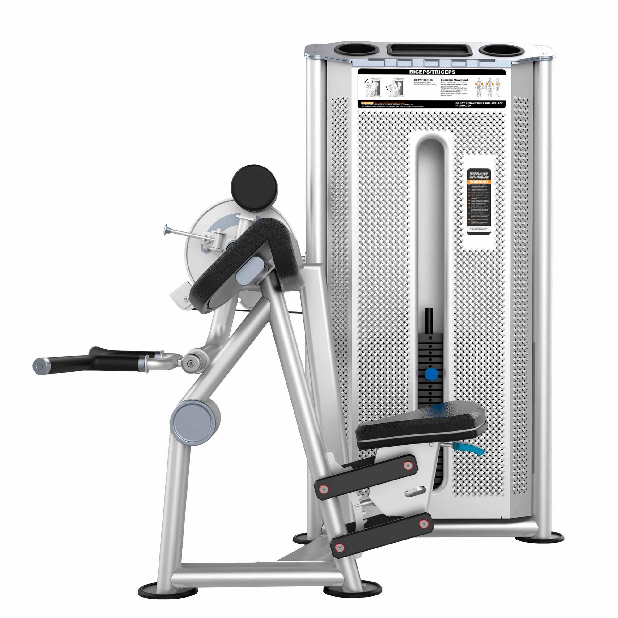 Бицепс/Трицепс сидя DHZ U2087 стек 110 кг