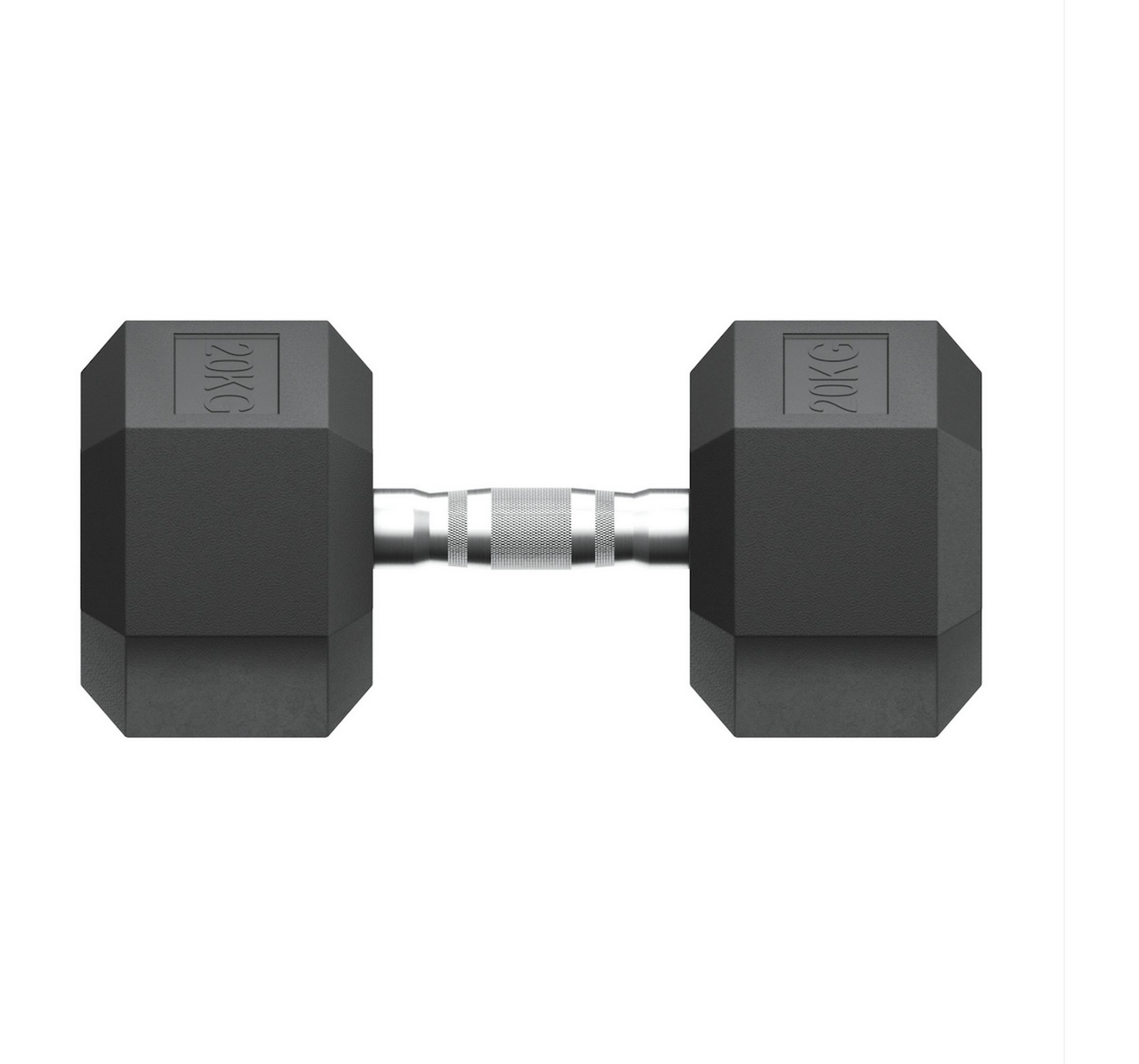 Гантель гексагональная 20 кг обрезиненная UnixFit DBHEX20