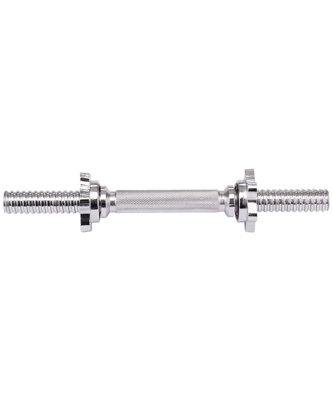 Гриф гантельный Star Fit Core 40 см, d25мм, металлический, хромированный BB-107