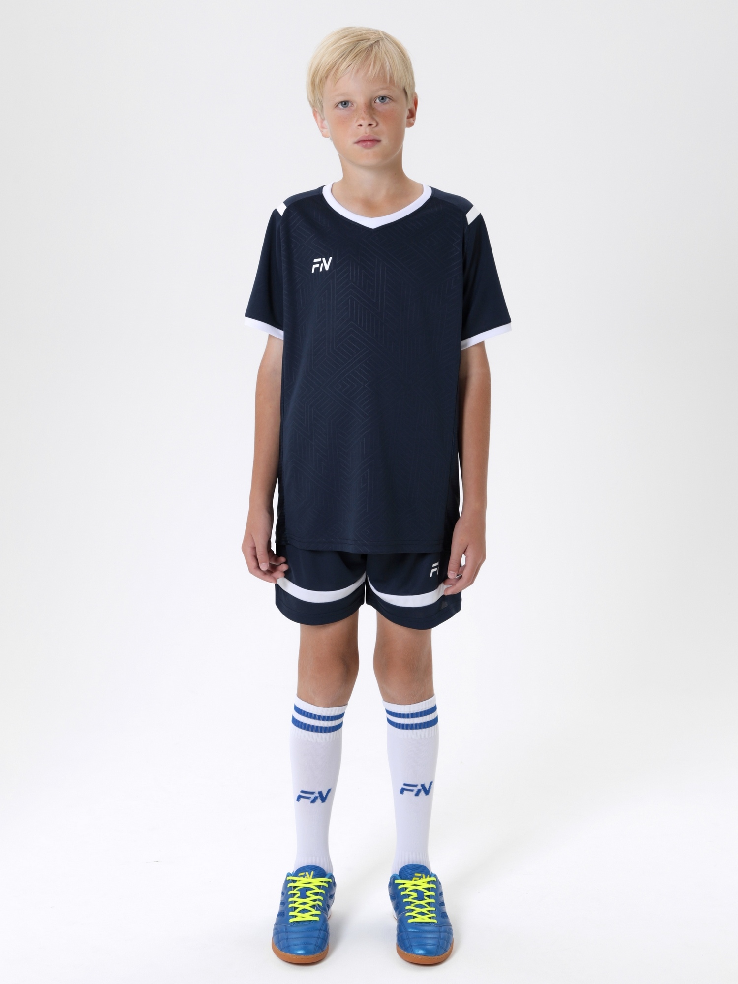 Детская футбольная форма FN Spirit Kid KFN4261018-424 Dark blue\White