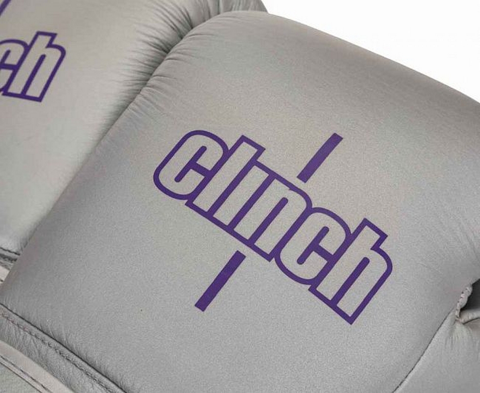 Перчатки боксерские Clinch Undefeated Russian Team C161RT серебристый
