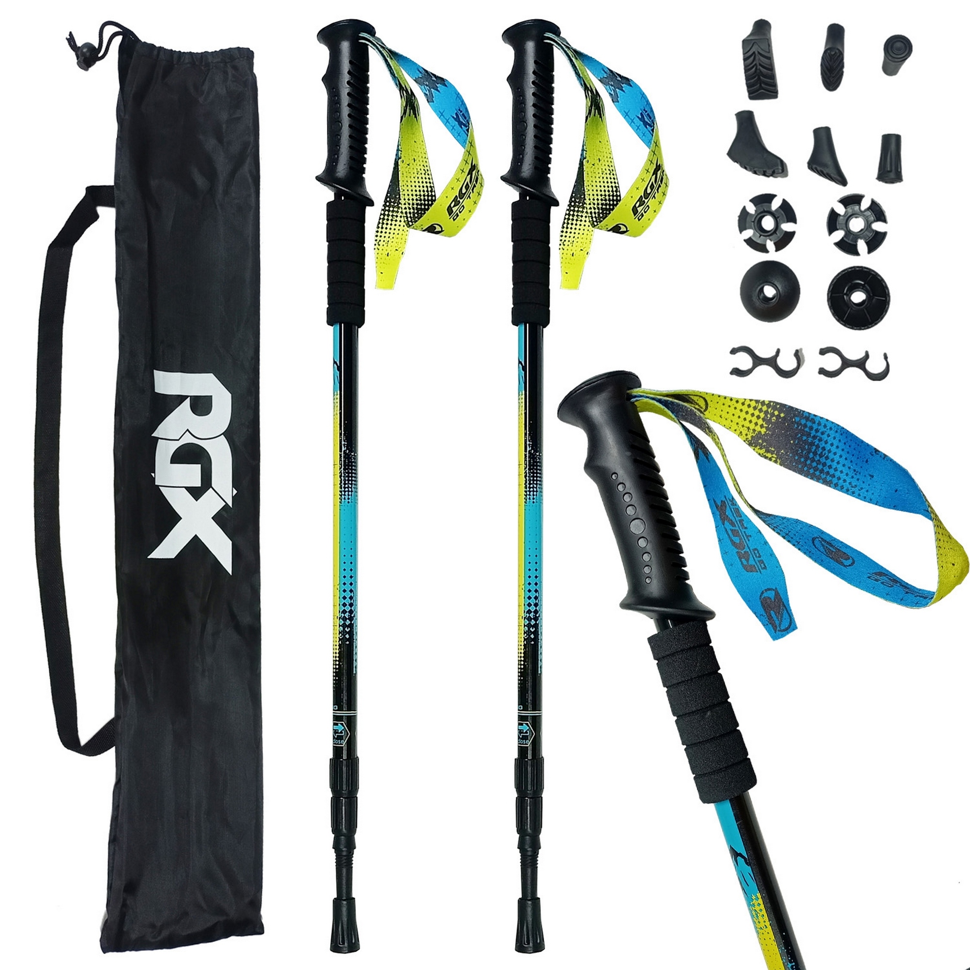 Палки треккинговые 65-135см RGX TFG-108