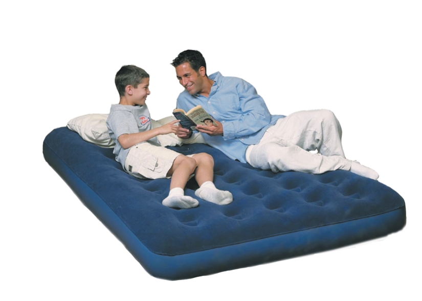 Надувной матрас Bestway Flocked Air Bed - Air Pump(Double) 191х137х22 см 67287
