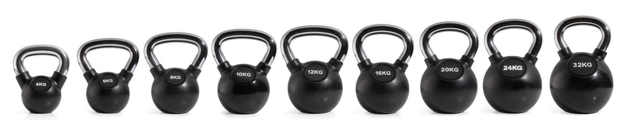 Гиря с резиновым покрытием 8 кг (модель: К-6) VictoryFit VF-KRU080