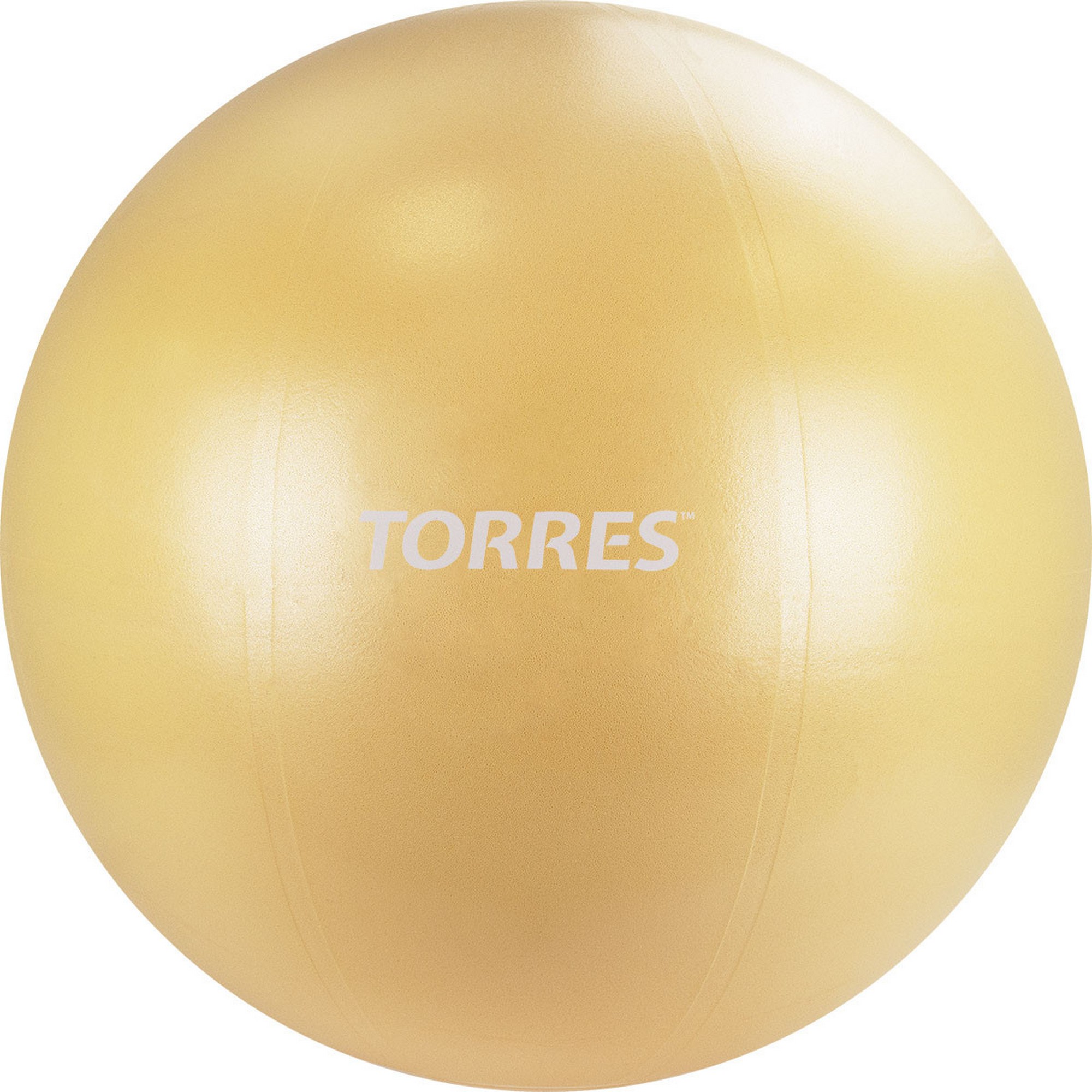 Мяч гимнастический d65 см Torres с насосом AL122165BG песочный