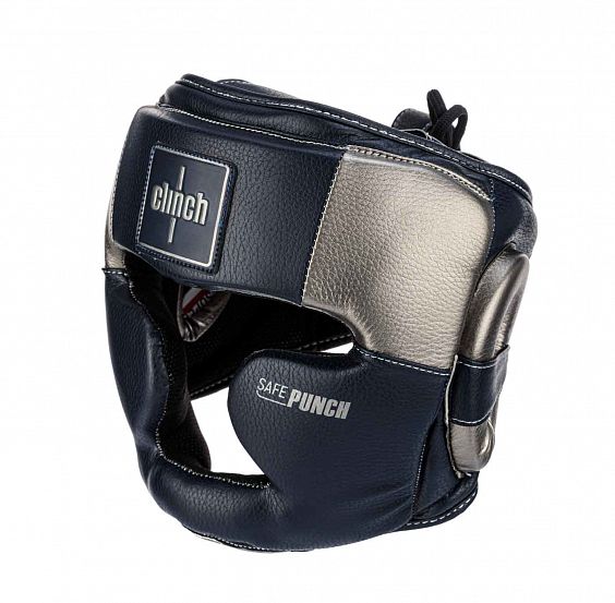 Шлем боксерский Clinch Punch 2.0 Full Face C148 темносине-бронзовый