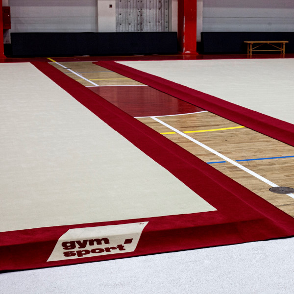 Ковер для эстетической гимнастики GymSport PROF PREMIUM RED 14Х14