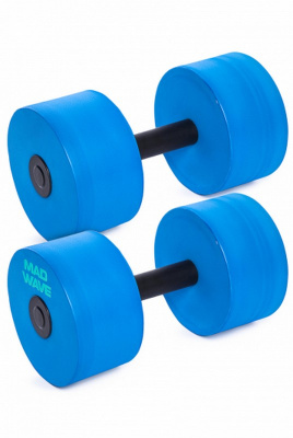 Аквагантели Mad Wave Dumbbells Basic Round, pair M0829 03 1 03W