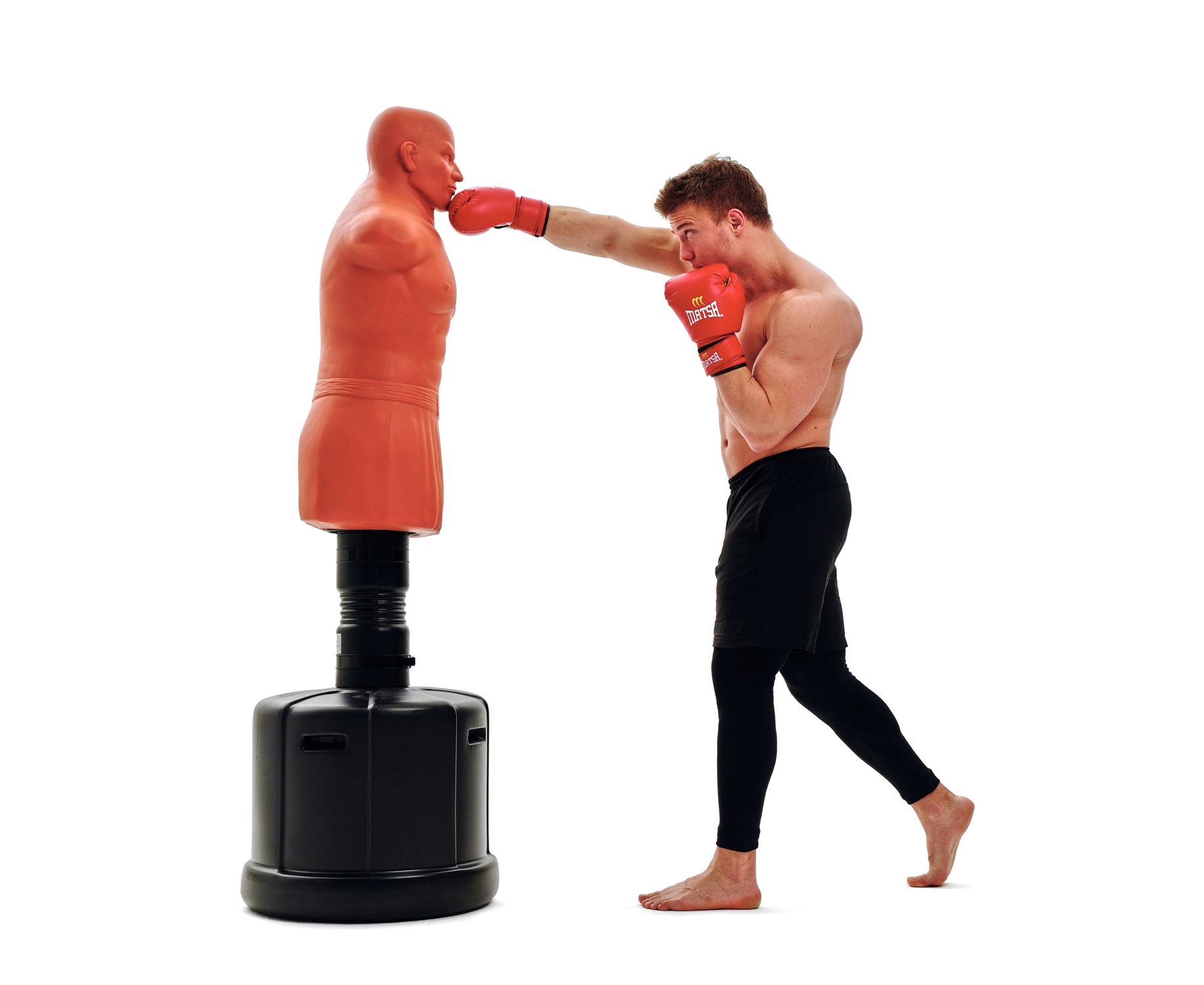 Манекен DFC Boxing Punching Man-Heavy TLS-A c регулировкой высоты, бежевый