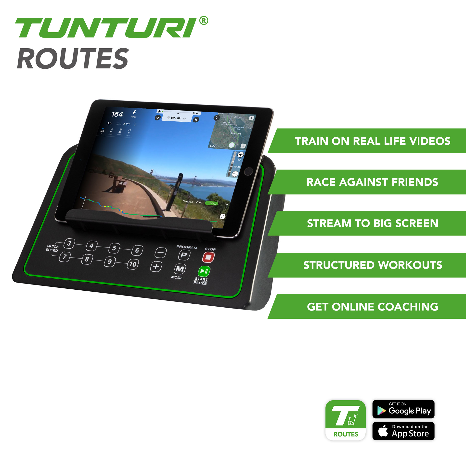 Беговая дорожка Tunturi Cardio Fit T35 23TCFT3050