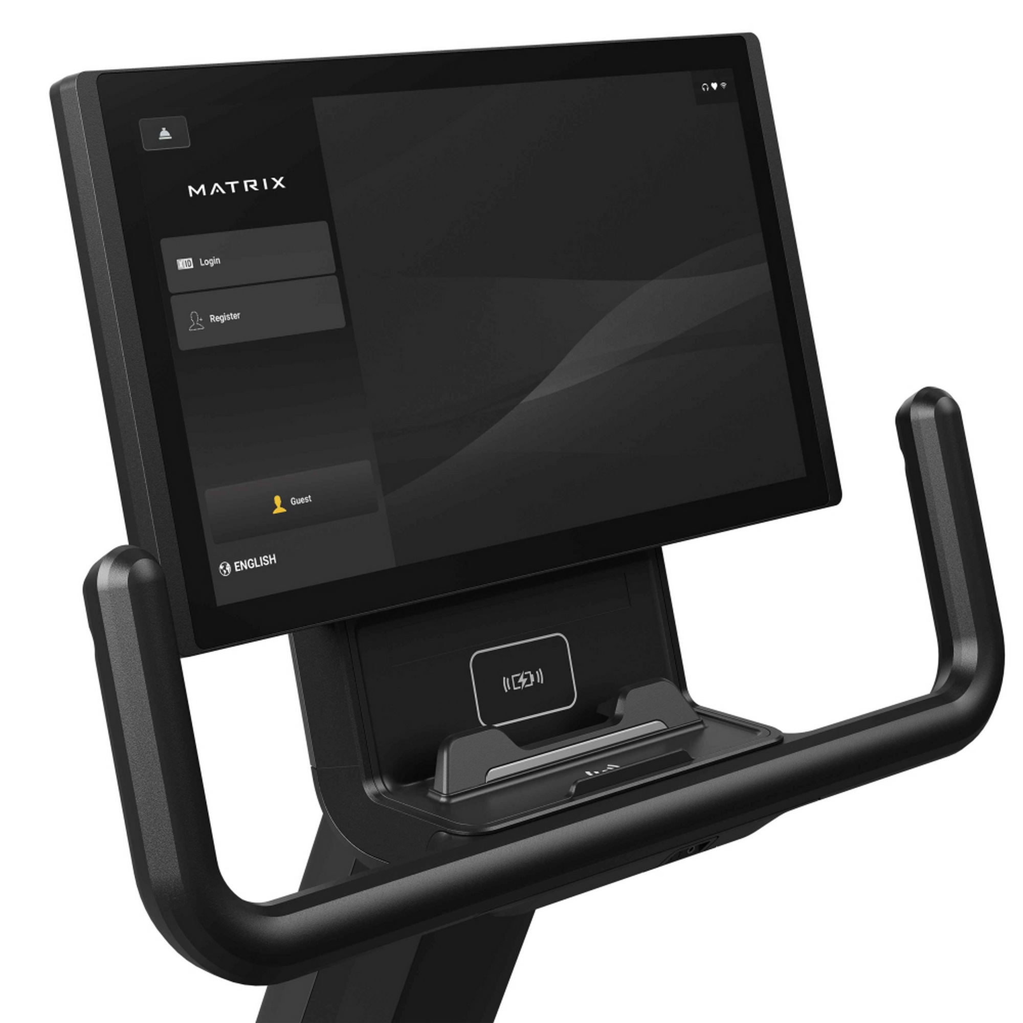 Горизонтальный велотренажер Matrix Onyx с консолью Touch P1 RB 22"