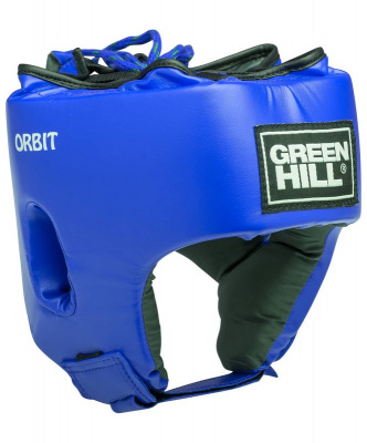 Шлем открытый Green Hill Orbit детский, кожзам HGO-4030 синий