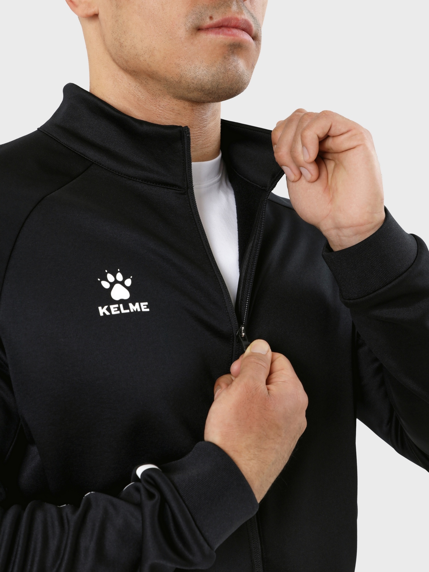 Олимпийка Kelme Knitted Jacket (plus Fleece) 7461WT1143-000 Black