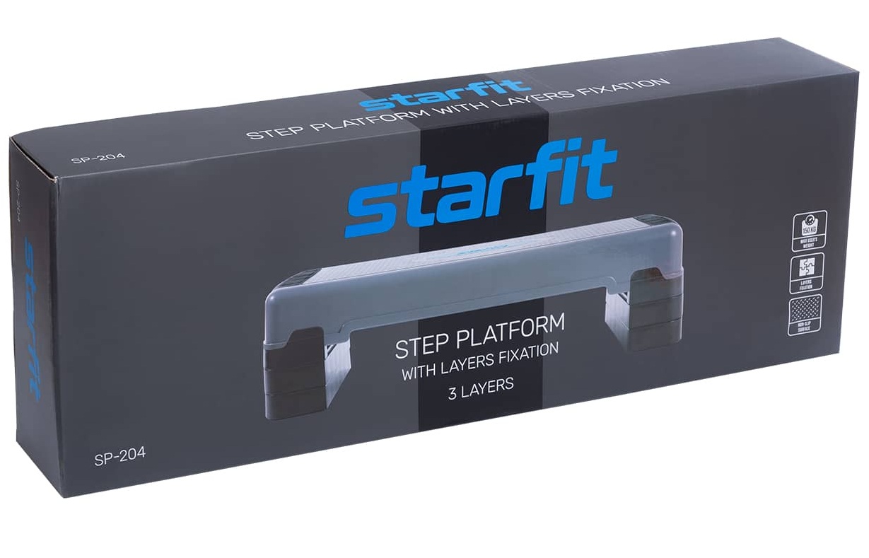 Степ-платформа Star Fit SP-204 3-х уровневая