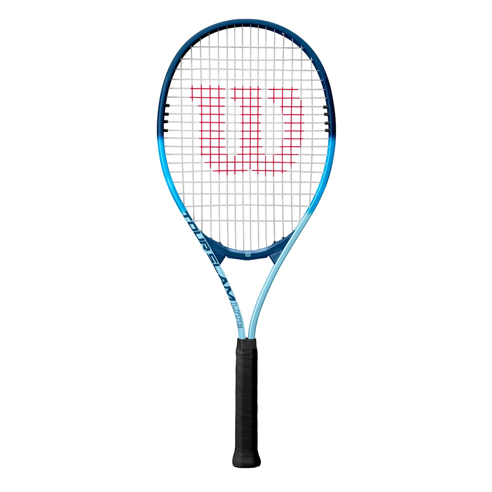 Ракетка для большого тенниса, для любителей, алюминий, со струнами Wilson Tour Slam Lite Gr2 WR199010U2 сине-голубой