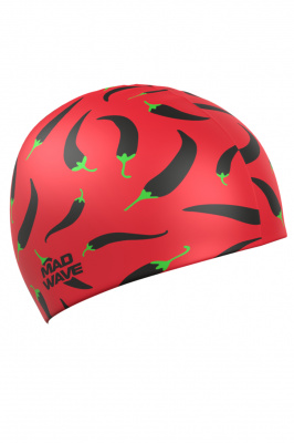 Силиконовая шапочка Mad Wave Spicy M0553 29 1 01W красный