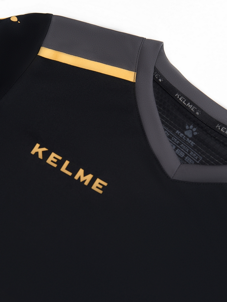 Детская футбольная форма Kelme Children's Short-sleeved Football Uniform Set 7451ZB3793-037 Black