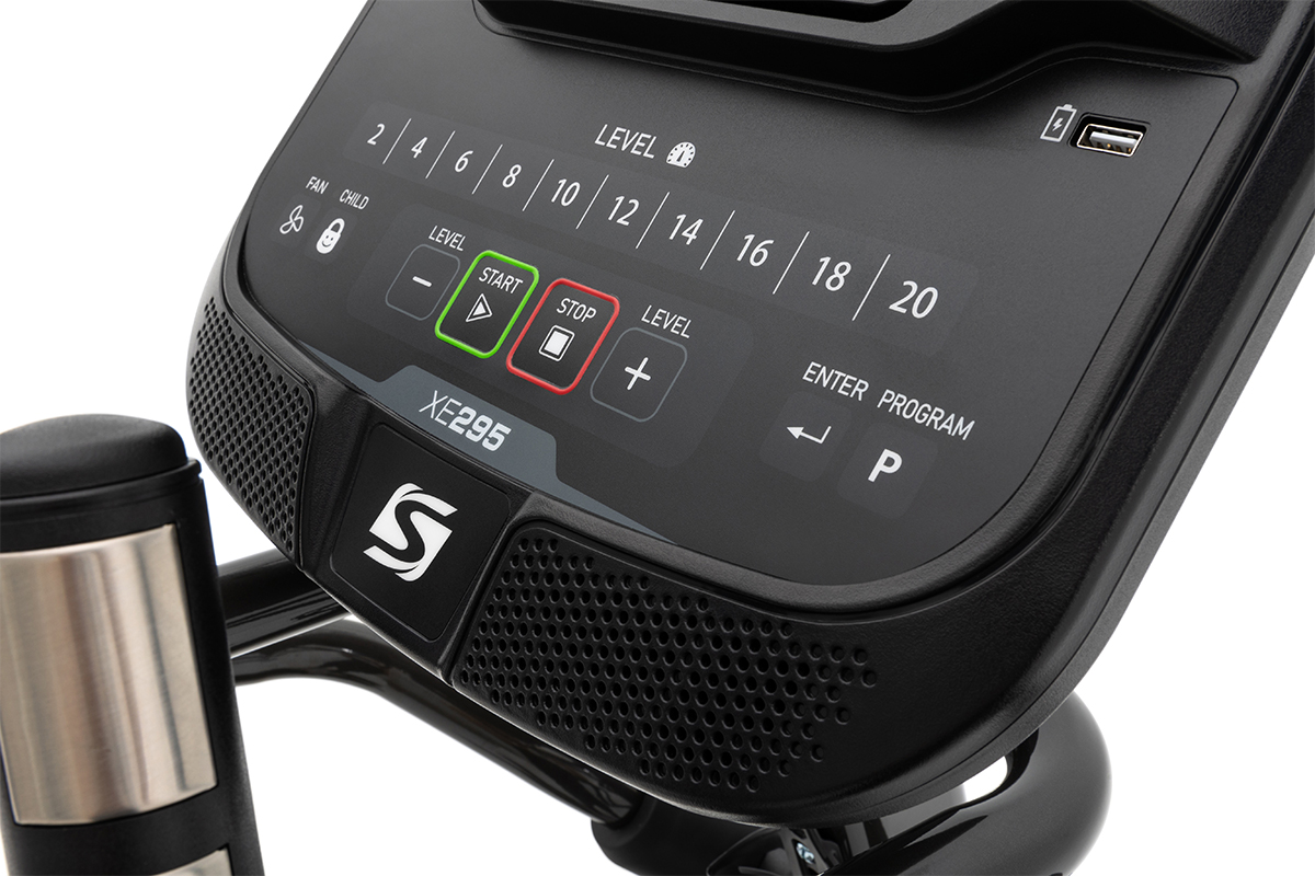 Эллиптический тренажер SPIRIT XE295BL Black