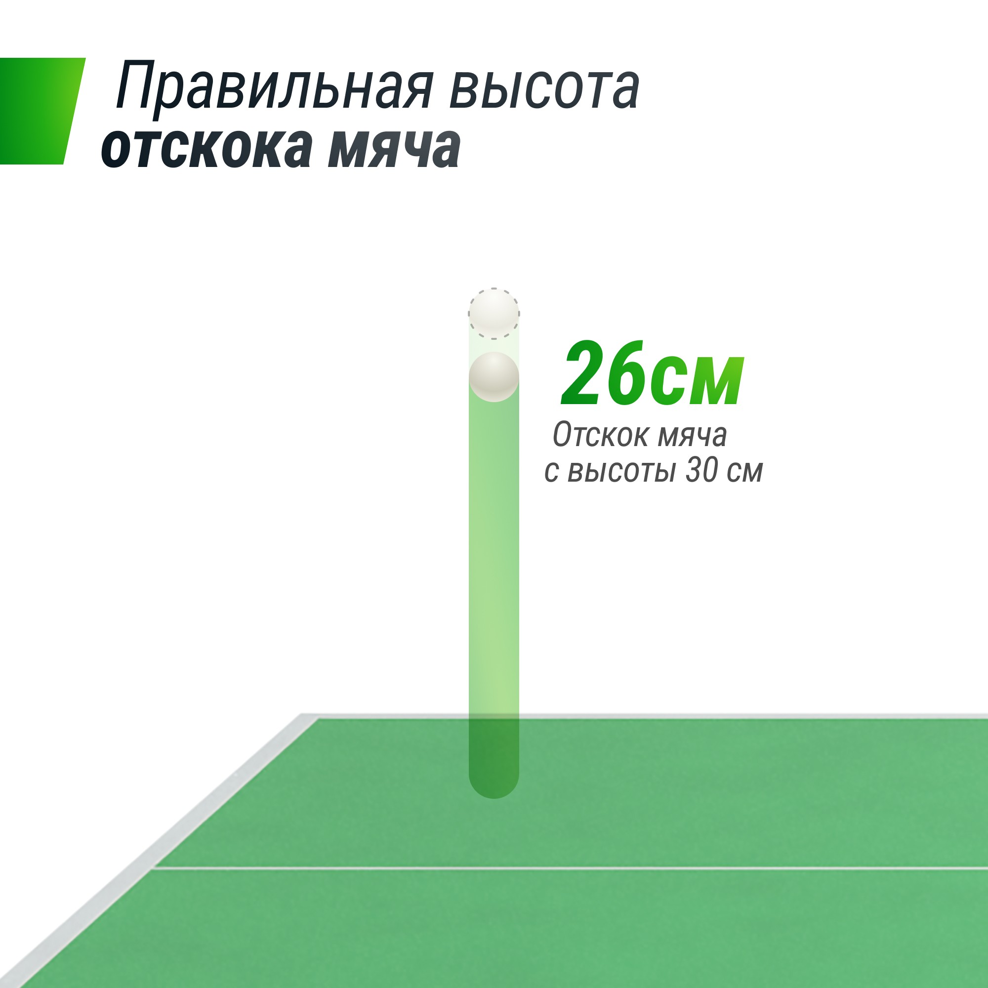 Профессиональный теннисный стол Unix Line 25 mm MDF TTS25INDGR Green