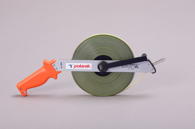 Рулетка 100 м, сталь, открытая катушка Polanik SMTO-100