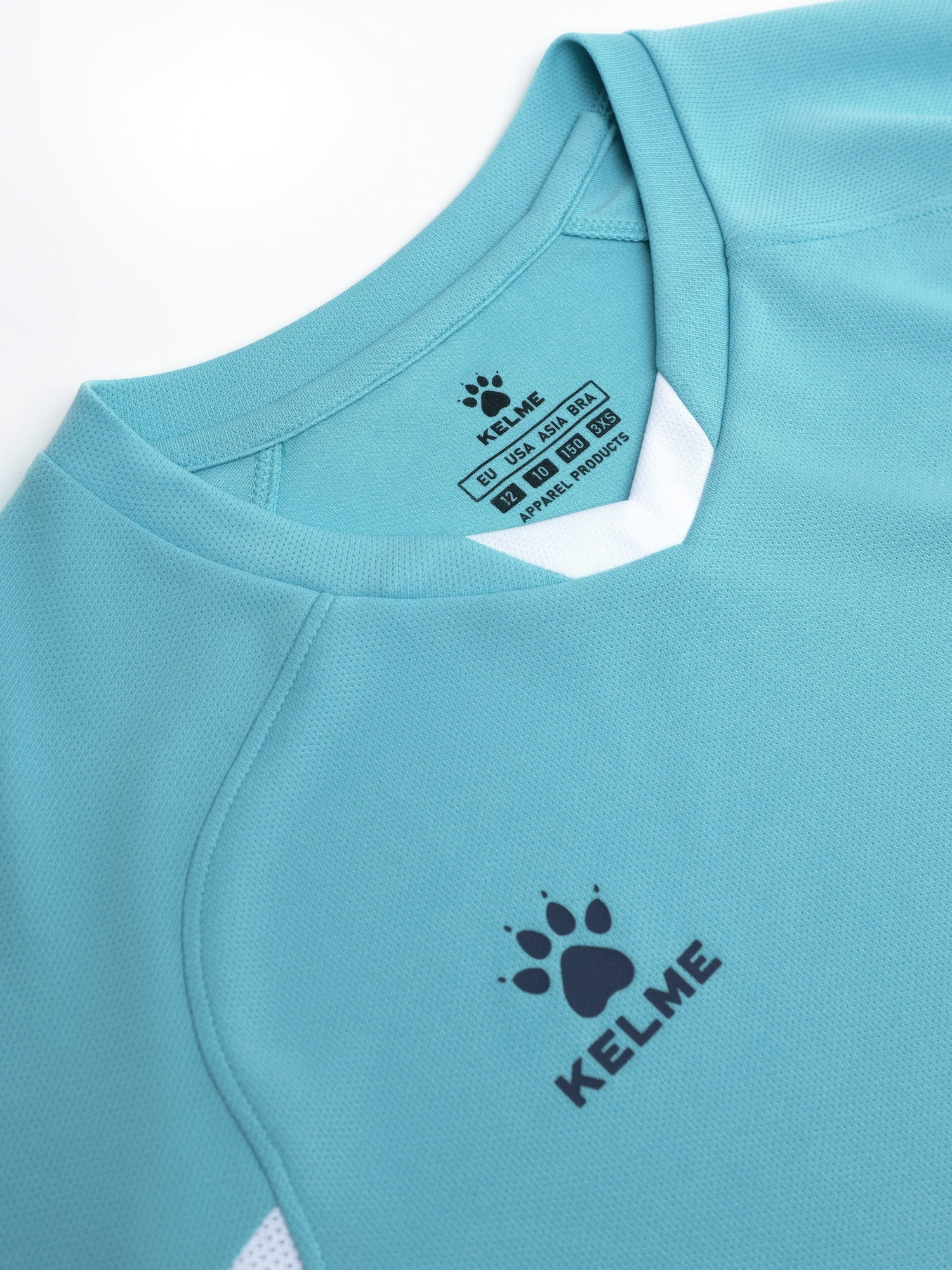 Детская футбольная форма Kelme Short-Sleeved Football Suit 8251ZB3002-405 Light Blue\Dark Blue