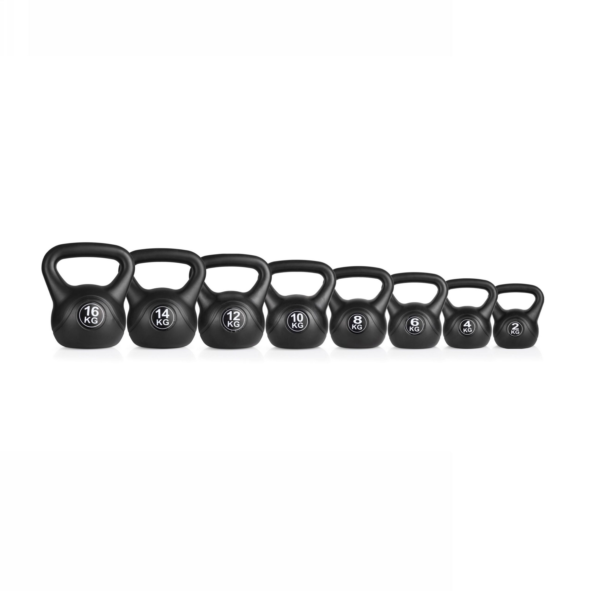 Набор гирей пластиковых от 2-16кг VictoryFit VF-SET72