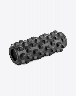 Компактный массажный ролик 31х13см RumbleRoller Compact RR127 31 см, жесткий, черный