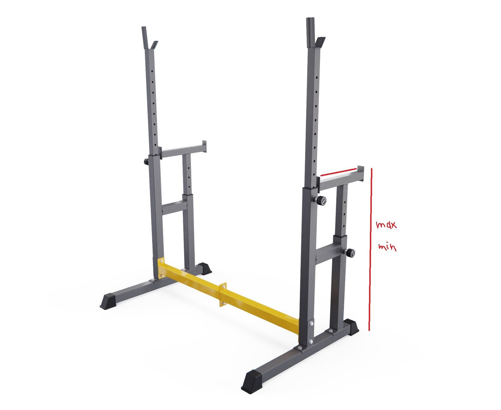 Стойка для штанги с подстраховкой DFC Y-GYM TF-62 | Premium Fitness