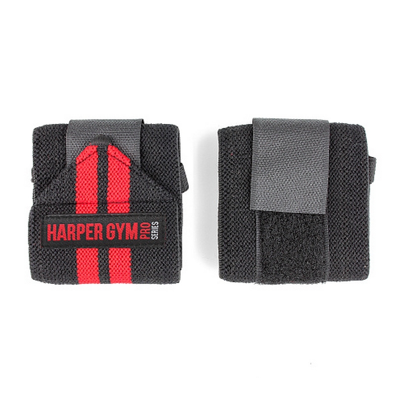 Суппорт запястья эластичный (пара) Harper Gym Pro Series NT50283 черный\красный